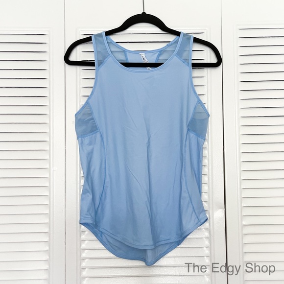 CRZ YOGA Tops - Crz Yoga | Breezy Feeling Mesh Yoga Tank Top Quick Dry Workout Active Gym